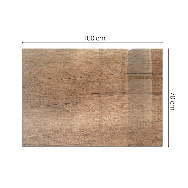 Rectangulare protector suelo para estufa de leña Patrón de madera natural