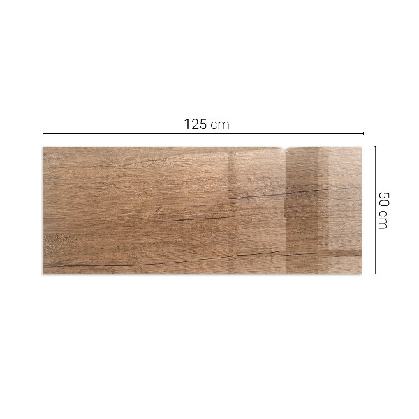 Rectangulare protector suelo para estufa de leña Patrón de madera natural