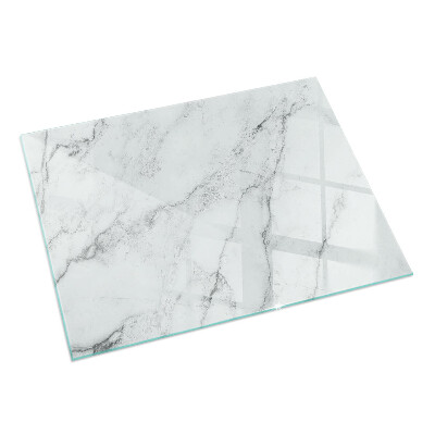 Rectangulare protector suelo para estufa de leña Patrón de mármol con vetas