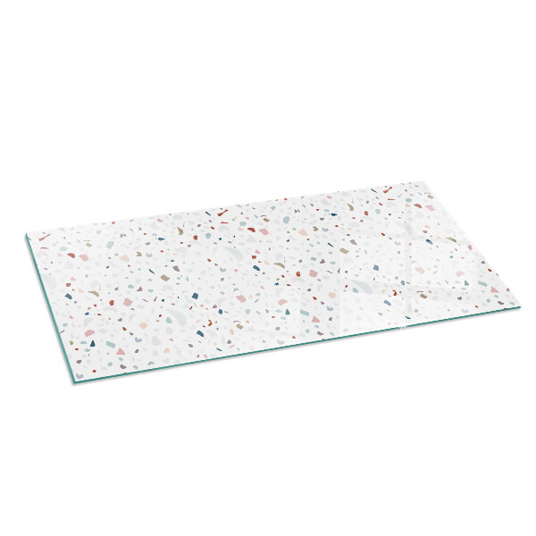 Rectangulare protector suelo para estufa de leña Patrón con formas pequeñas