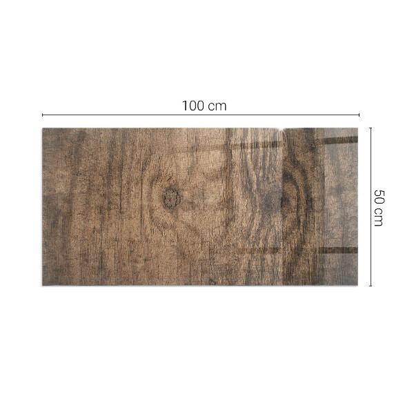 Rectangulare placa protección suelo estufa Patrón de madera natural