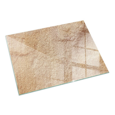 Rectangulare protector suelo para estufa de leña Textura de piedra natural