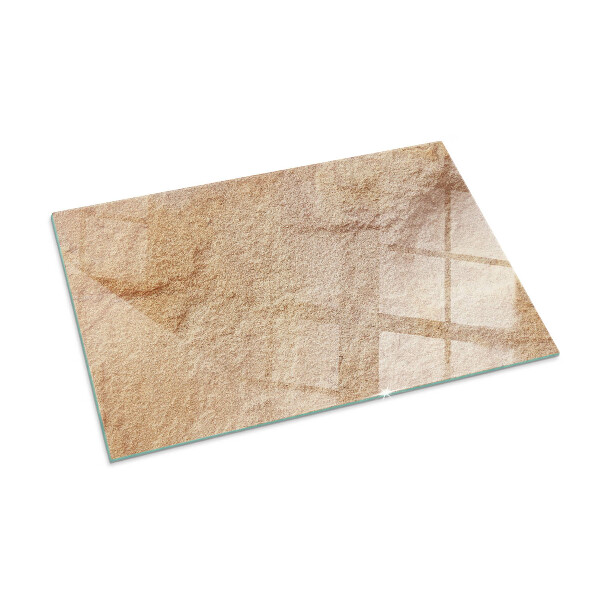 Rectangulare protector suelo para estufa de leña Textura de piedra natural