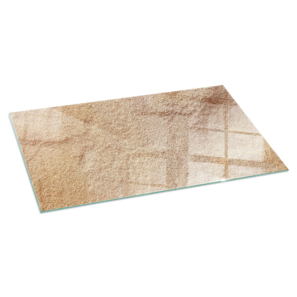 Rectangulare protector suelo para estufa de leña Textura de piedra natural