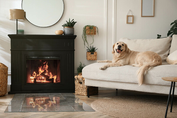 Rectangulare protector de suelo para estufa Patrón de chapa perforada