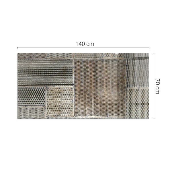 Rectangulare protector de suelo para estufa Patrón de chapa perforada