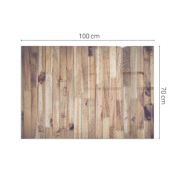 Rectangulare protector suelo para estufa de leña Tablero de madera en el diseño