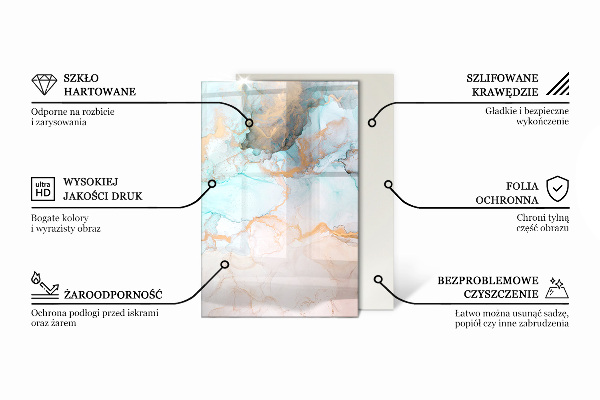Rectangulare placa protección suelo estufa Textura de óxido en el metal