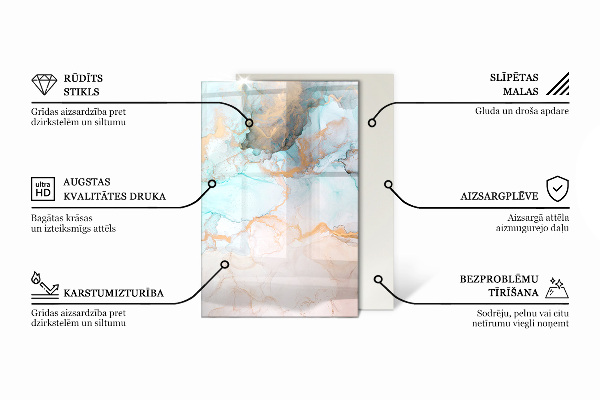 Rectangulare placa protección suelo estufa Tabla de madera con veta