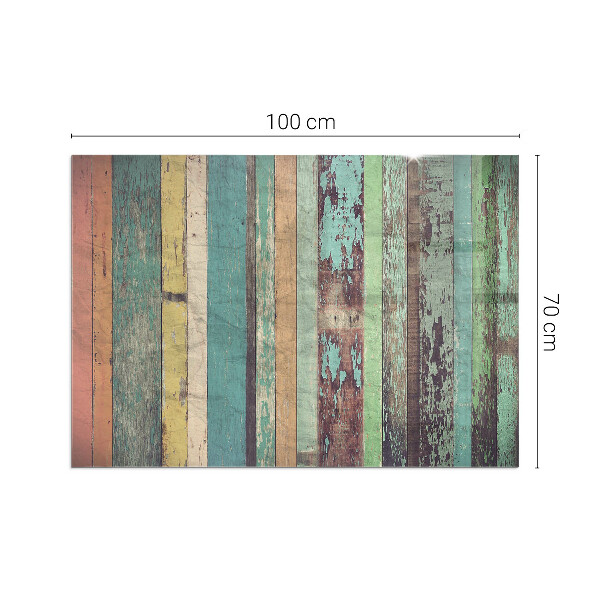 Rectangulare protector de suelo para estufa Tableros en diferentes tonos