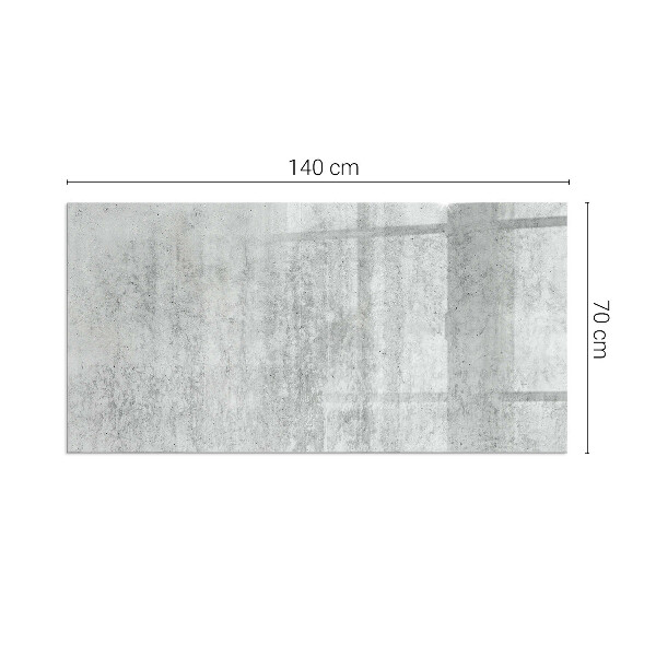 Rectangulare placa protección suelo estufa Textura de hormigón crudo