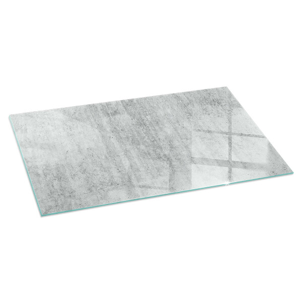 Rectangulare placa protección suelo estufa Textura de hormigón crudo