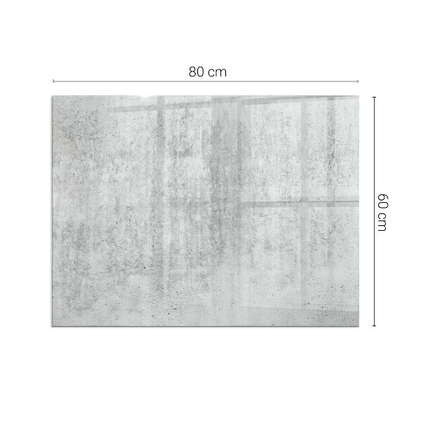 Rectangulare placa protección suelo estufa Textura de hormigón crudo