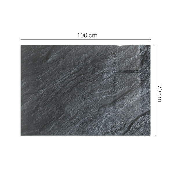 Rectangulare placa protección suelo estufa Textura de la superficie de la piedra