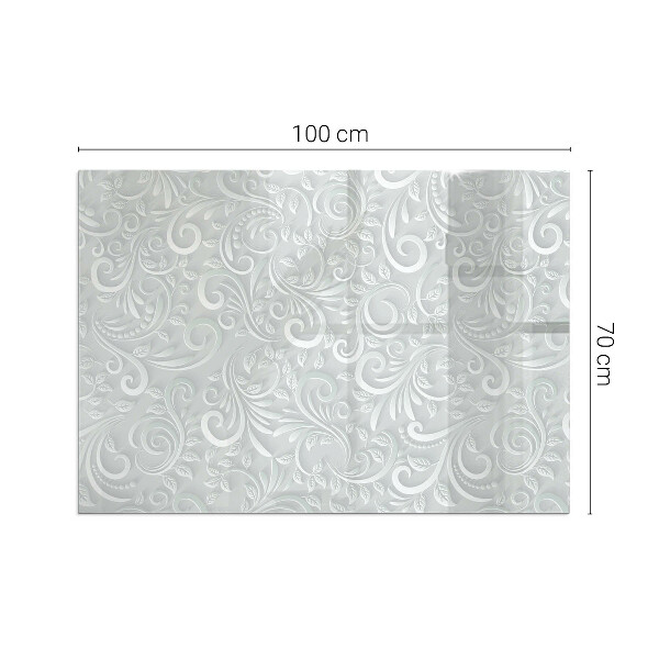 Rectangulare protector de suelo para estufa Elegante patrón de planta