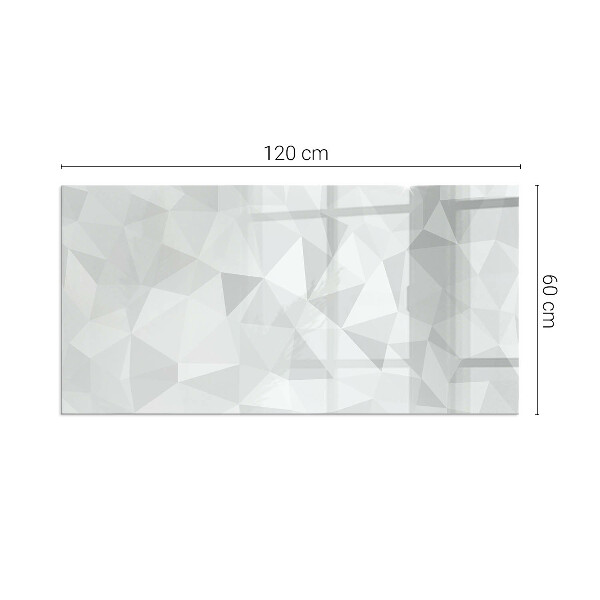 Rectangulare protector de suelo para estufa Patrón geométrico abstracto