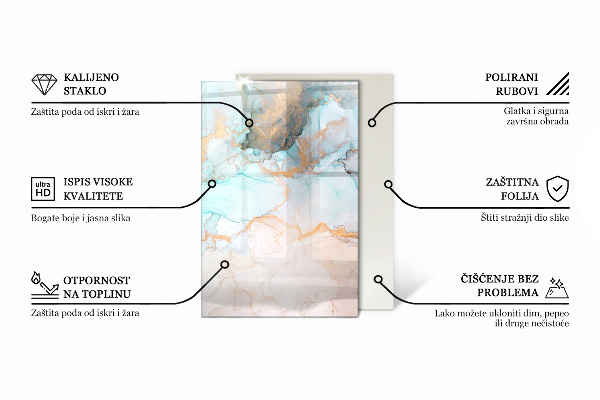 Rectangulare protector de suelo para estufa Patrón geométrico 3D