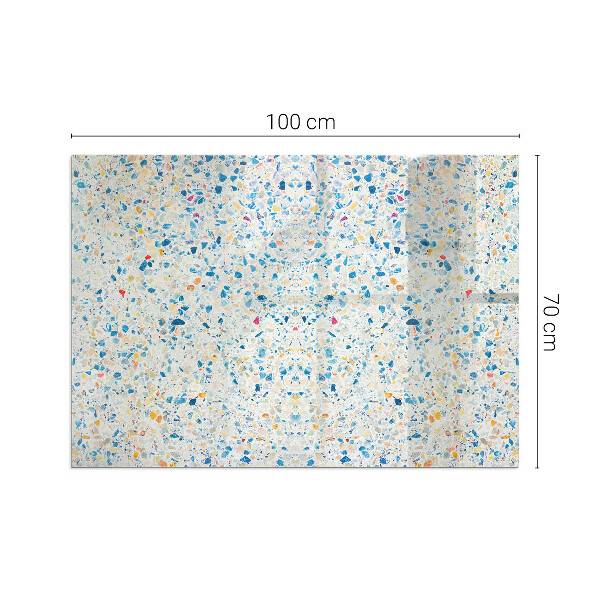 Rectangulare protector suelo para estufa de leña Patrón de textura abstracta