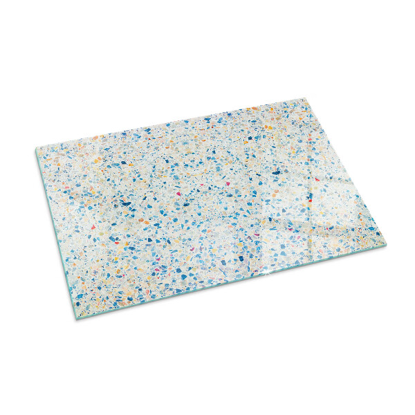 Rectangulare protector suelo para estufa de leña Patrón de textura abstracta