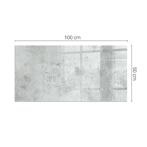 Rectangulare protector suelo para estufa de leña Textura de hormigón crudo
