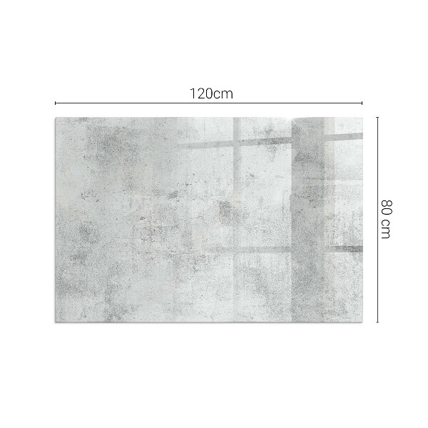 Rectangulare protector suelo para estufa de leña Textura de hormigón crudo