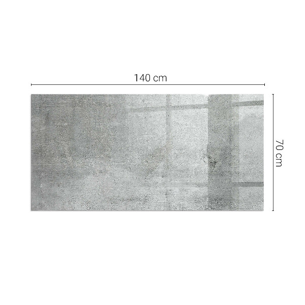 Rectangulare protector de suelo para estufa Textura de hormigón crudo