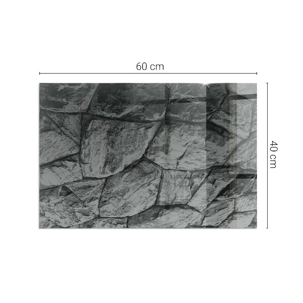 Rectangulare protector de suelo para estufa Patrón de piedra natural