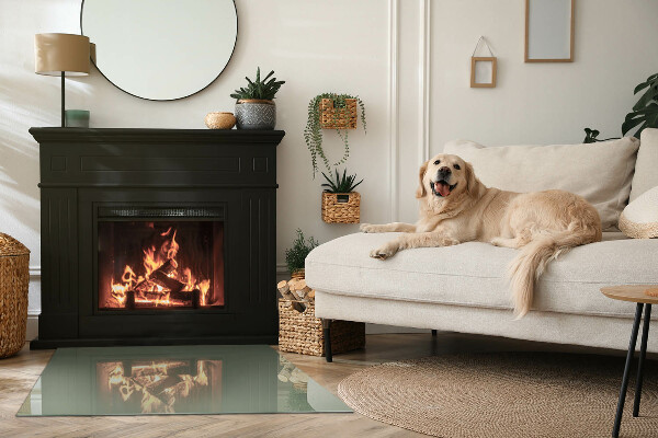 Rectangulare protector de suelo para estufa Color oliva