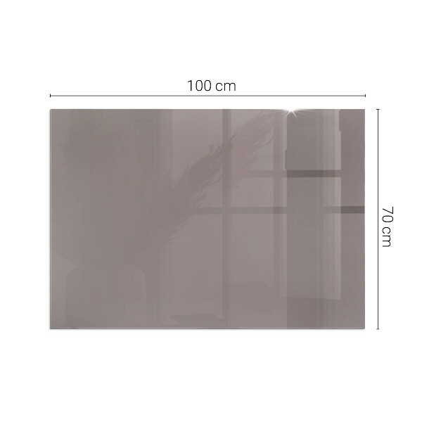 Rectangulare placa protección suelo estufa Color beige