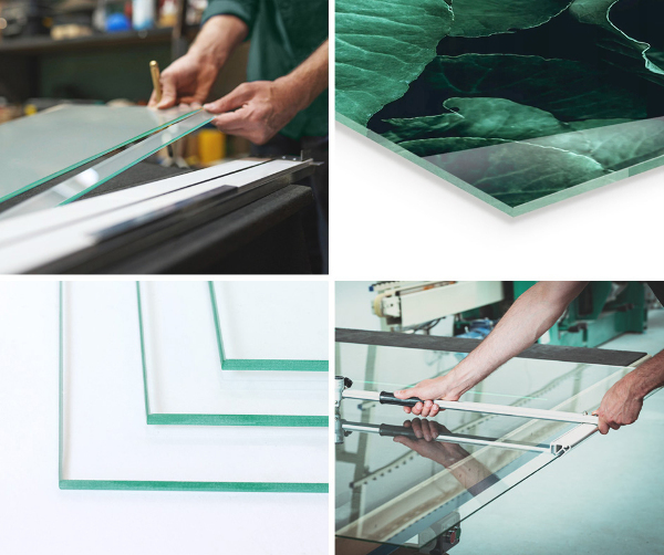 Hexagonale placa protectora suelo estufa Veta de la madera en sección transversal