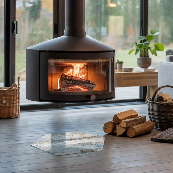 Hexagonale placa de protección para estufa Tableros en diferentes tonos