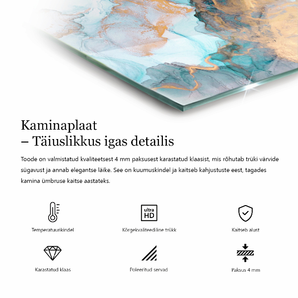 Hexagonale placa de protección para estufa Textura de tablas de madera