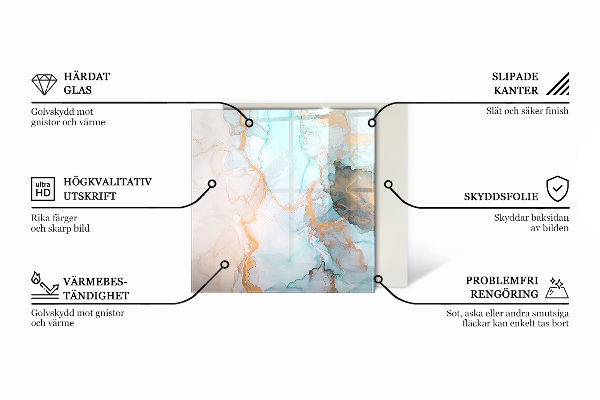 Hexagonale placa protectora suelo estufa Hojas elegantes en textura.