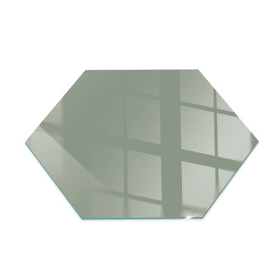 Hexagonale placa protectora suelo estufa Color gris verdoso