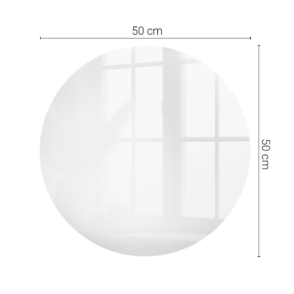 Tablero redondo para mesa Blanco puro