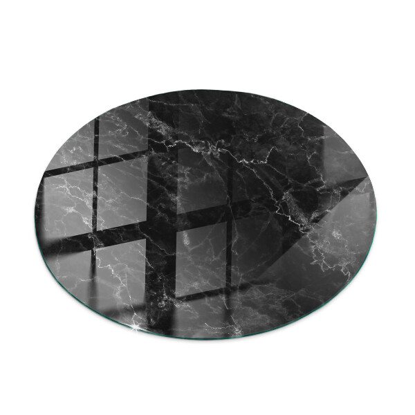Tablero redondo para mesa Mármol con vetas delicadas