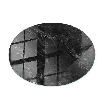 Tablero redondo para mesa Mármol con vetas delicadas