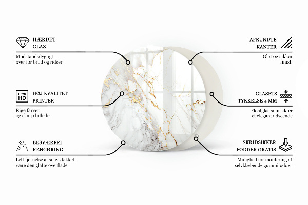 Tablero redondo para mesa El encanto de la madera natural