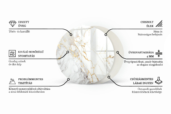 Tablero redondo para mesa Estructura de madera ecológica