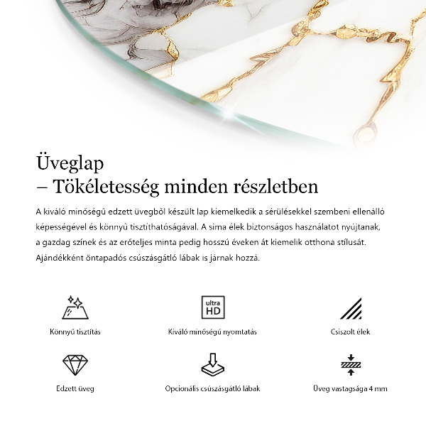 Tablero redondo para mesa Estructura de madera ecológica