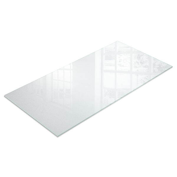 Rectangular tablero para mesa de exterior traslúcido
