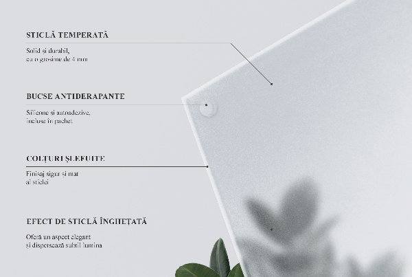 Rectangular tablero para mesa de exterior traslúcido