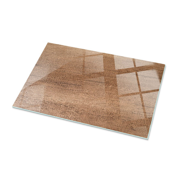 Tablero vidrio mesa rectangular El encanto de la madera natural