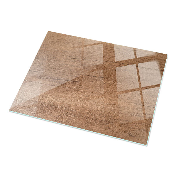 Tablero vidrio mesa rectangular El encanto de la madera natural