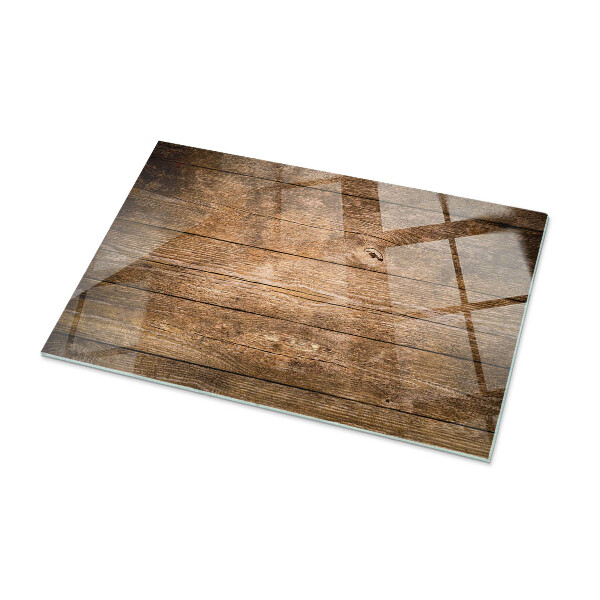 Tablero vidrio mesa rectangular Estructura de madera ecológica