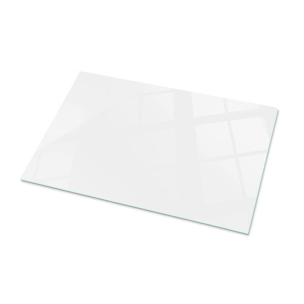 Tablero vidrio mesa rectangular Blanco puro