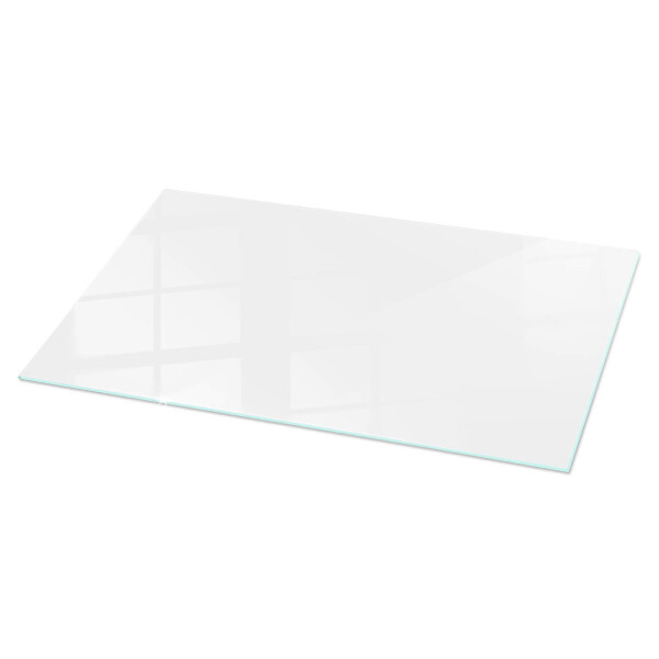 Tablero vidrio mesa rectangular Blanco puro