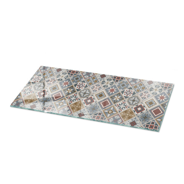 Tablero vidrio mesa rectangular Mosaicos decorativos con detalles