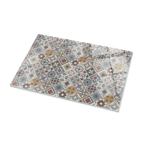 Tablero vidrio mesa rectangular Mosaicos decorativos con detalles