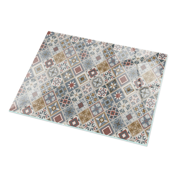 Tablero vidrio mesa rectangular Mosaicos decorativos con detalles